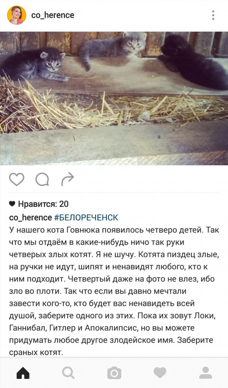 Instagram доска объявлений