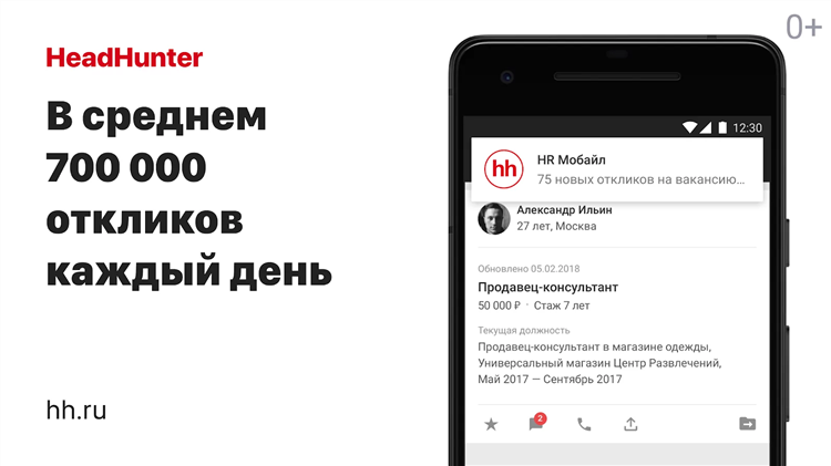 Подать объявление на hh о поиске сотрудников