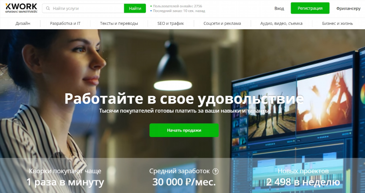 Разместить объявление фриланс